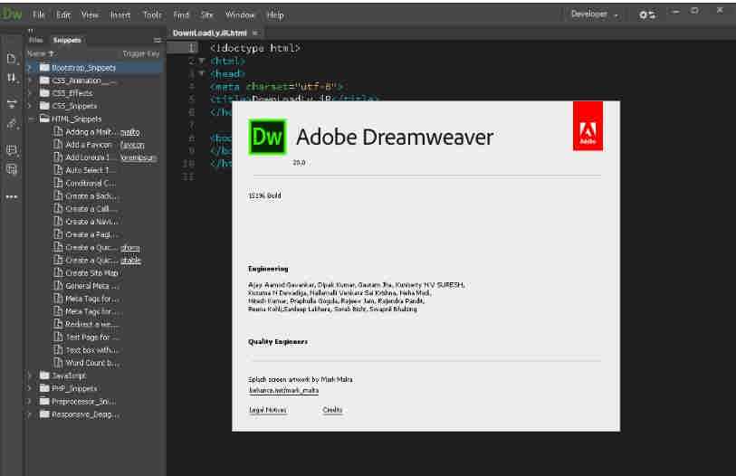 Adobe Dreamweaver 2020 v21.0.0.15392 Free Download Full Version
