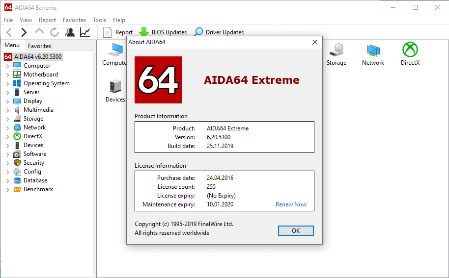 AIDA64 Extreme 6.32.5600